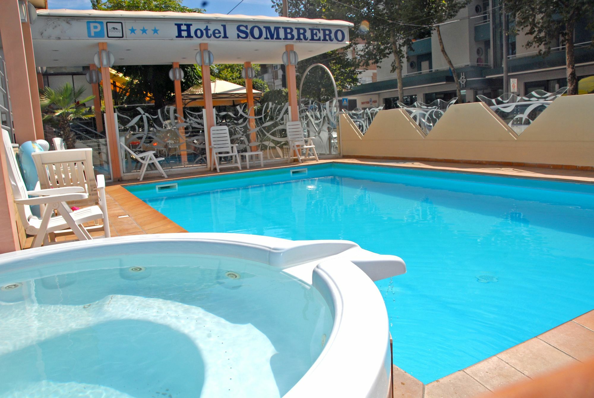 Hotel Sombrero Римини Экстерьер фото